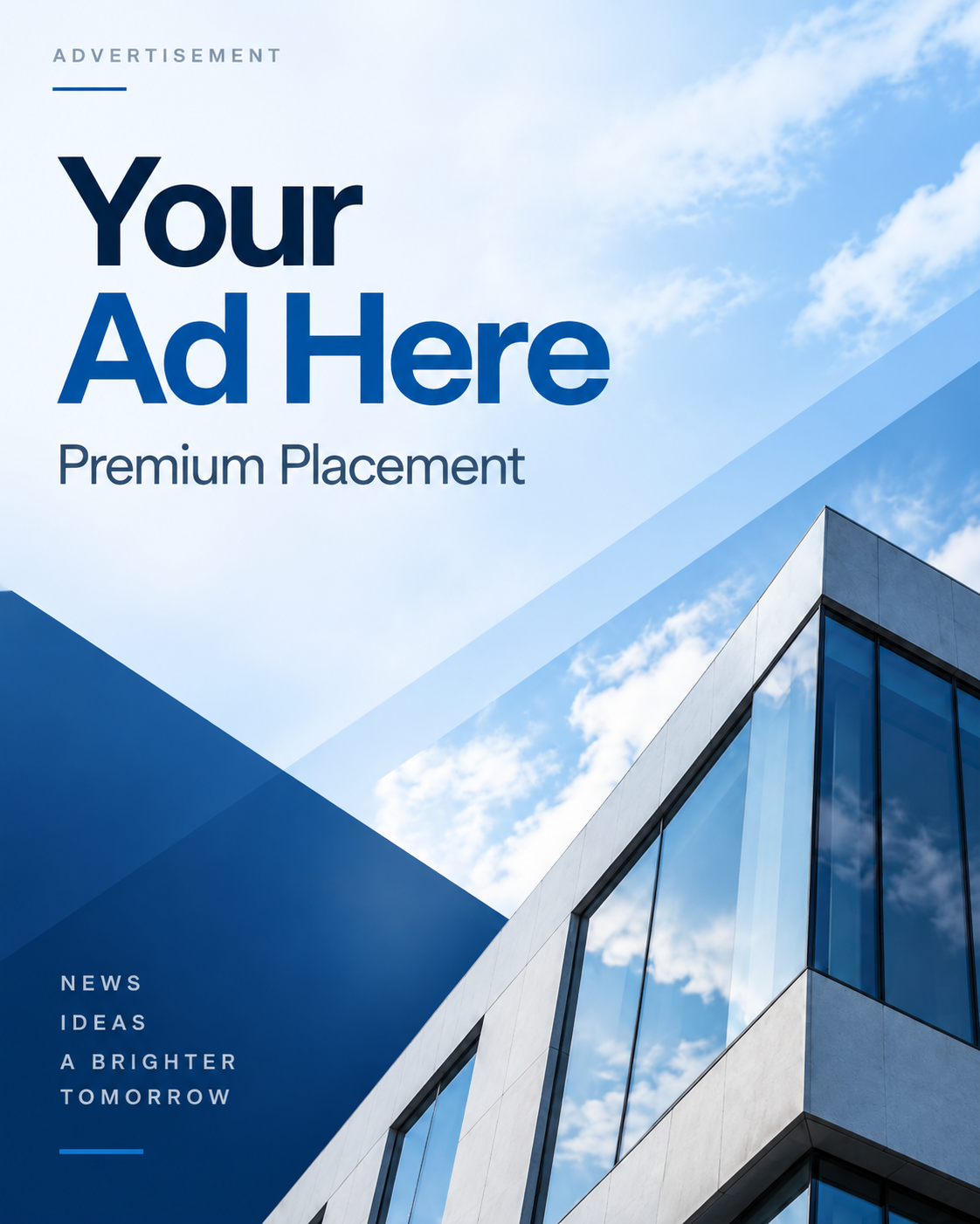 Vertical advertisement placeholder