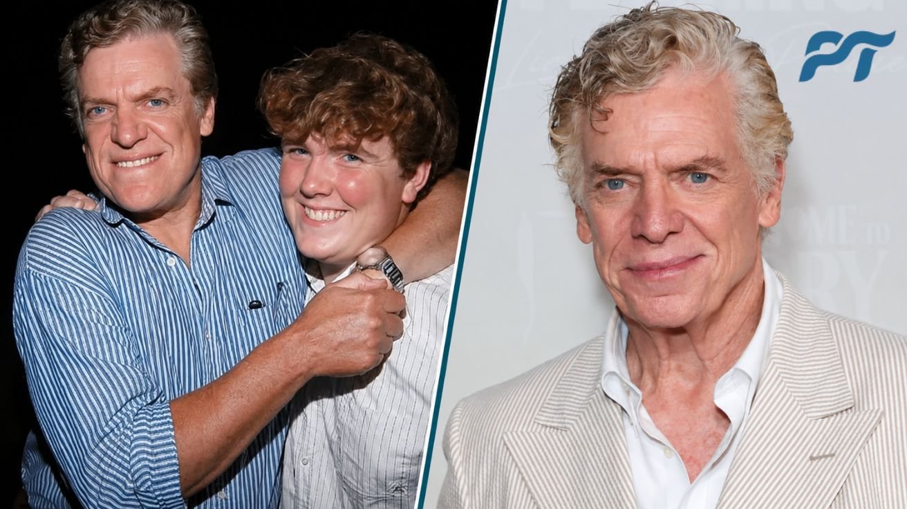 Jackson Riley McDonald with his father, actor Christopher McDonald.